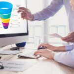 two men building marketing funnel