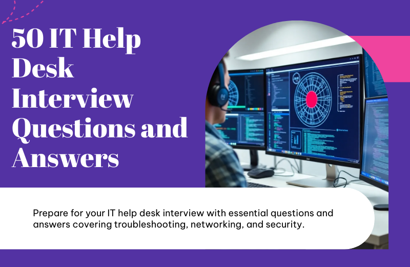 it help desk questions answers